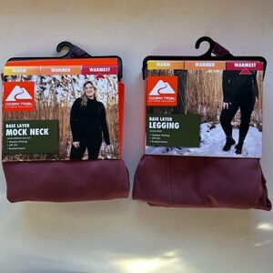 Ozark Trail Thermal Base Layer Set - Wine